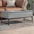 vidaXL Couchtisch Grau Sonoma 100x50x40cm Holzwerkstoff und Metall (845379)