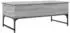 vidaXL Couchtisch Grau Sonoma 100x50x40cm Holzwerkstoff und Metall (845379)