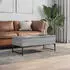 vidaXL Couchtisch Grau Sonoma 100x50x40cm Holzwerkstoff und Metall (845379)