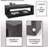 Mendler HWC-A32 Couchtisch 3D-Struktur schwarze Eicheoptik 110x60x40cm (HWC-A32)