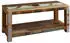 Massivmoebel24 Nature of Spirit Couchtisch Altholz mehrfarbig lackiert 110x45x50cm (09-200-700-0008)
