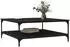 vidaXL Couchtisch Schwarz Eichen-Optik 100x100x40cm Holzwerkstoff (883502)
