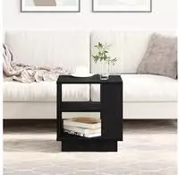 vidaXL Couchtisch Schwarz Eichen-Optik 40 x 40 x 43 cm Holzwerkstoff