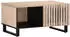 vidaXL Couchtisch Weiß 80x51x40cm Massivholz Mango (377459)
