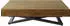 WFL GROUP Cavetta U Couchtisch höhenverstellbar ausziehbar 120-200x80x27-76cm Lefkas Eiche