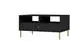 Selsey Oktio Couchtisch mit Schublade, Metall, Schwarz-Graphit, 100cm (Oktio)
