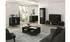 Selsey Oktio Couchtisch mit Schublade, Metall, Schwarz-Graphit, 100cm (Oktio)