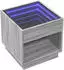 vidaXL Couchtisch mit Infinity-LED, Räuchereiche, 50x50x50cm (847655)