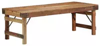 vidaXL Couchtisch Braun 110 x 55 x 40 cm Massives upgecyceltes Holz
