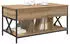 vidaXL Couchtisch Artisan-Eiche 100x55x48,5cm Holzwerkstoff