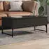 vidaXL Couchtisch Schwarz 100x50x40cm Holzwerkstoff und Metall (845376)