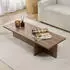 Hanah Home Harbor Couchtisch Walnuss Melamin 120x45x30cm (746NRD1104)