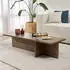Hanah Home Harbor Couchtisch Walnuss Melamin 120x45x30cm (746NRD1104)