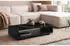 Wohnling Couchtisch Marmor-Optik Schwarz 100x50x25cm mit Stauraum (WL6.936)