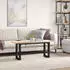 vidaXL Couchtisch O-Gestell 110x40x45,5cm Massivholz Kiefer Stahl (3282733)