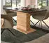 Inn.Furn Home-X Säulen-Esstisch ausziehbar 150–190cm, Grau/Eiche Artisan