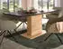 Inn.Furn Home-X Säulen-Esstisch ausziehbar 150–190cm, Grau/Eiche Artisan