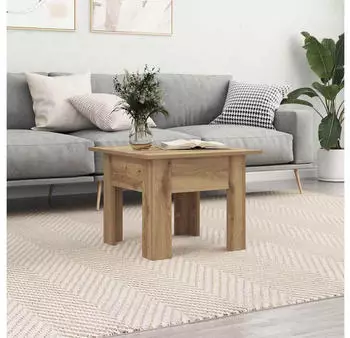 vidaXL Couchtisch Artisan-Eiche Holzwerkstoff 55x55x42cm