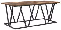 vidaXL Couchtisch Ger&auml;ucherte Eiche 100 x 50 x 40 cm