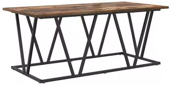 vidaXL Couchtisch Ger&auml;ucherte Eiche 100x50x40cm