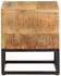 vidaXL Beistelltisch Rohes Mangoholz 30x30x33cm