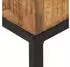 vidaXL Beistelltisch Rohes Mangoholz 30x30x33cm