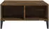 vidaXL Couchtisch Räuchereiche 60x60x30cm Holzwerkstoff (813167)