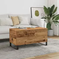 vidaXL Couchtisch Wei&szlig; 90x44,5x45 cm Holzwerkstoff