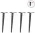 vidaXL Couchtischbeine Konisch Stahl Anthrazit 42-43cm 4 Stk. (4012514)
