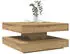 vidaXL Couchtisch 360° Drehbar Artisan-Eiche 70x70x34,5cm (858487)
