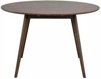 Pharao24 Tisch Esszimmer rund in Eiche dunkelbraun 115 cm breit (10123727)