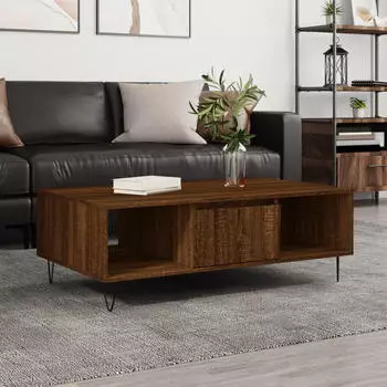 vidaXL Couchtisch Wei&szlig; 104x60x35cm Holzwerkstoff (827084)