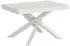 Itamoby Volantis Premium Ausziehtisch 130/234x90cm, Esche Weiß, Beine Weiß