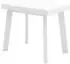 Skraut Home Ausziehbarer Konsolentisch 302x90x73cm, 14 Personen, Eiche/Weiß (374_37)