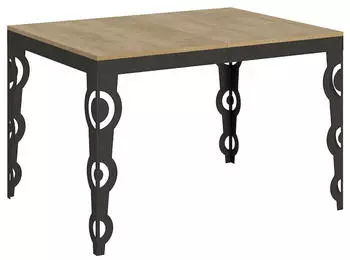 Itamoby Karamay Evolution Ausziehtisch 90x120/380cm Eiche Natur Anthrazit (VE125TAKRYEVO-QN-AN)