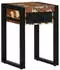 vidaXL Beistelltisch Mehrfarbig 35x35x50cm Altholz Massiv (4015944)