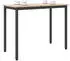 vidaXL Tisch Natur 100x50x77cm Ingenieurholz und Stahl (873794)