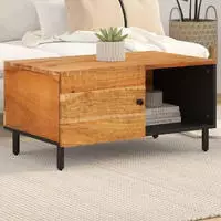 vidaXL Couchtisch 80x50x40 cm Massivholz Mango