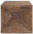 Homestyle4u Beistelltisch Würfel Holz Braun (40x38x40cm)