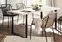 Furn.Design Stove Esstisch Pinie Weiß / Anthrazit Metallgestell 180x80cm (Stove)