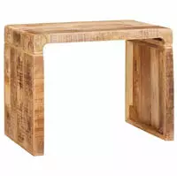 vidaXL Beistelltisch Braun 60 x 35 x 46 cm Massivholz Mango