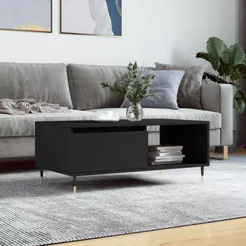 vidaXL Couchtisch Holzwerkstoff Wei&szlig; 90x50x36,5cm (830556)