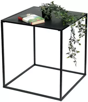 DanDiBo Couchtisch Metall Schwarz 52x60x52cm