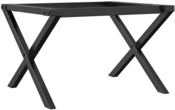 vidaXL Couchtisch-Gestell X-Form 50x40x38cm Stahl (357894)