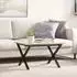vidaXL Couchtisch-Gestell X-Form 50x40x38cm Stahl (357894)