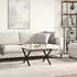 vidaXL Couchtisch-Gestell X-Form 50x40x38cm Stahl (357894)