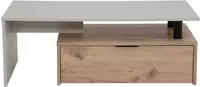 HELA Couchtisch "DENNIS" Stauraum mit Schubkasten, Breite 110 cm