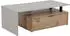Hela Dennis Couchtisch mit Schublade, Hellgrau/Viking Oak, 110x55x40cm (79344211-0)