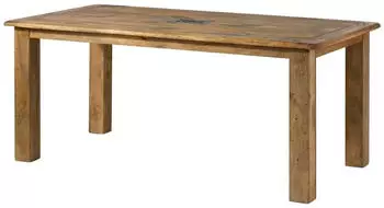 Massivmoebel24 Railway Esstisch Mango Massivholz 200x100x76cm natur lackiert (09-110-772-0115)
