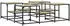 vidaXL Couchtisch Rauchige Eiche 91x91x40cm Holzwerkstoff (839075)
